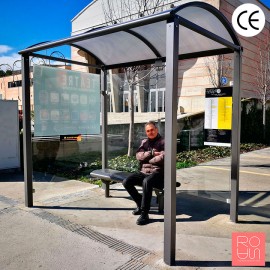 Marquesina parada d'autobús Bòveda